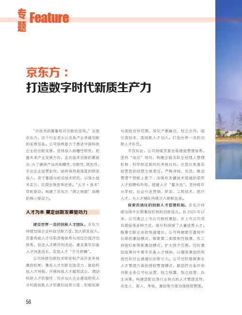 京东方_：打造数字时代新质生产力