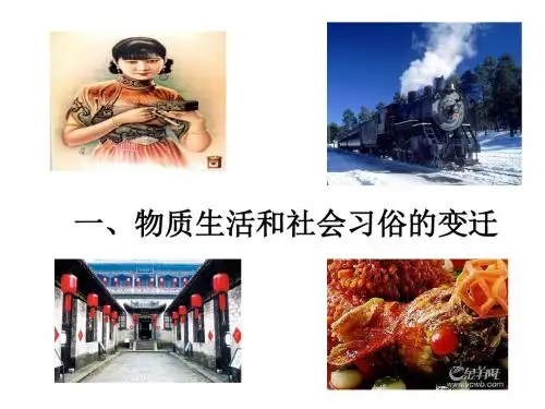 【高中历史】物质生活和社会习俗的变迁ppt2