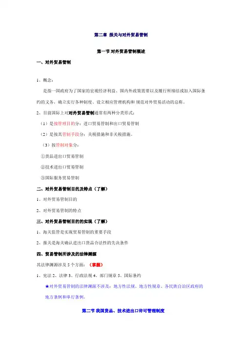 2023年报关员考试讲义