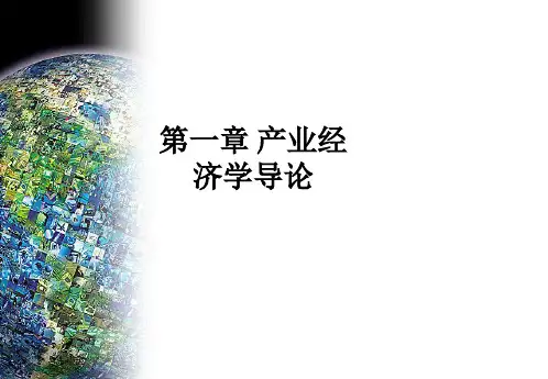 第一章 产业经济学导论ppt课件