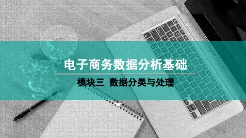 高教社高职电子商务数据分析基础(第二版)教学课件3-1
