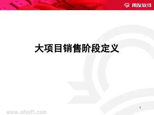 用友销售流程(销售漏斗)ppt课件