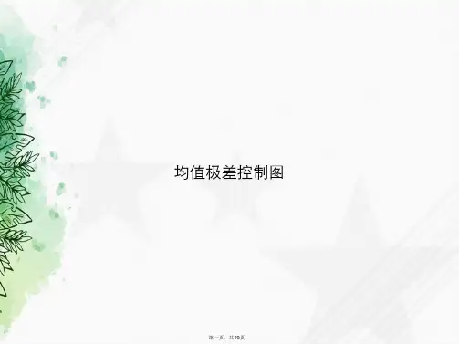 均值极差控制图讲课文档
