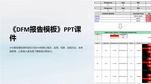《DFM报告模板》课件