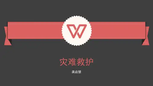 灾难救护