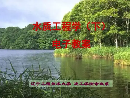 水质工程学电子课件 第14章  工业废水生物处理1
