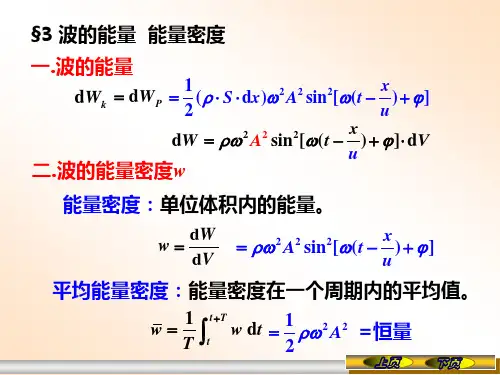 大学物理 第16次课知识点总结