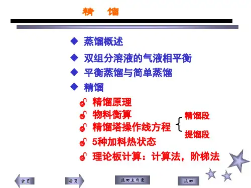 化工原理 精馏