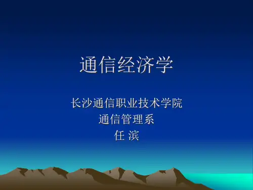 通信经济学