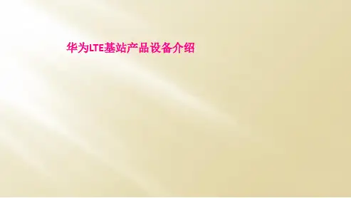 华为LTE基站产品设备介绍