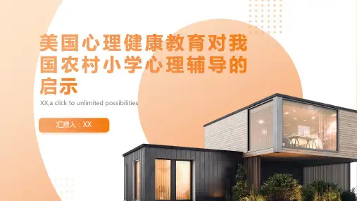 美国心理健康教育对我国农村小学心理辅导的启示
