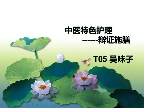 中医特色辨证施膳