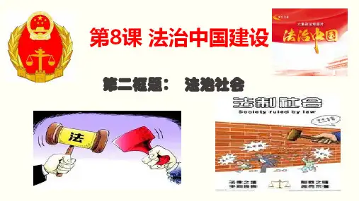 高一政治与法治8.2法治社会(共28张PPT)
