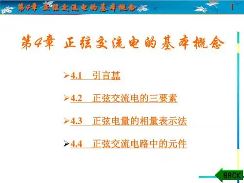 第4章 正弦交流电的基本概念