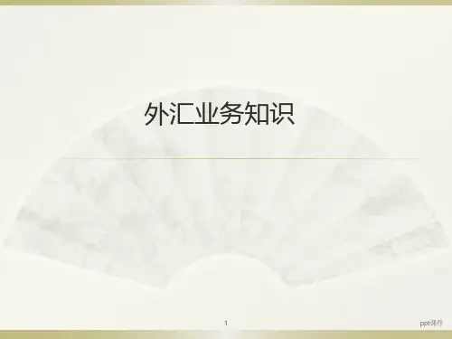 外汇业务知识培训  ppt课件
