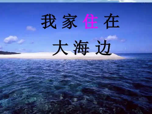 北师大版一年级语文上册《我家住在大海边》PPT精品课件