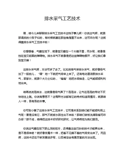 排水采气工艺技术