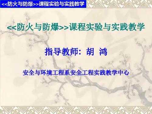 试验一闭口杯闪点测定