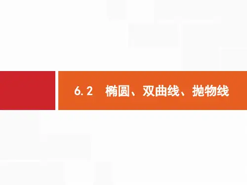 2019年高考数学(文科)二轮专题突破课件：专题六 直线、圆、圆锥曲线 6.2 