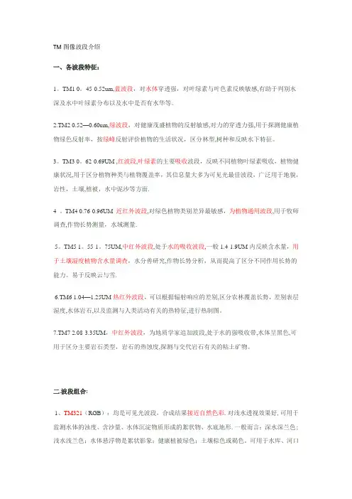TM各波段分析