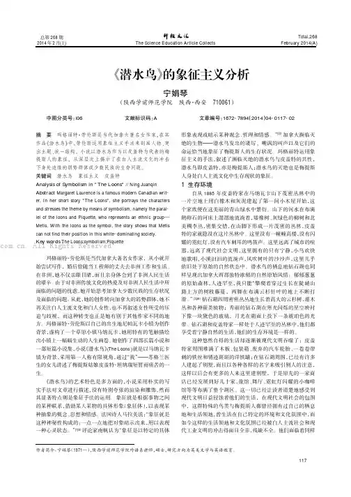 《潜水鸟》的象征主义分析