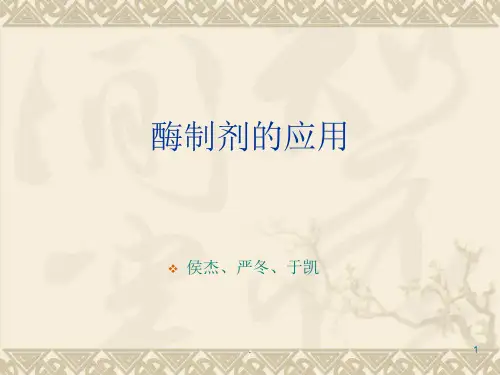 经典课件：酶制剂在食品工业中的应用