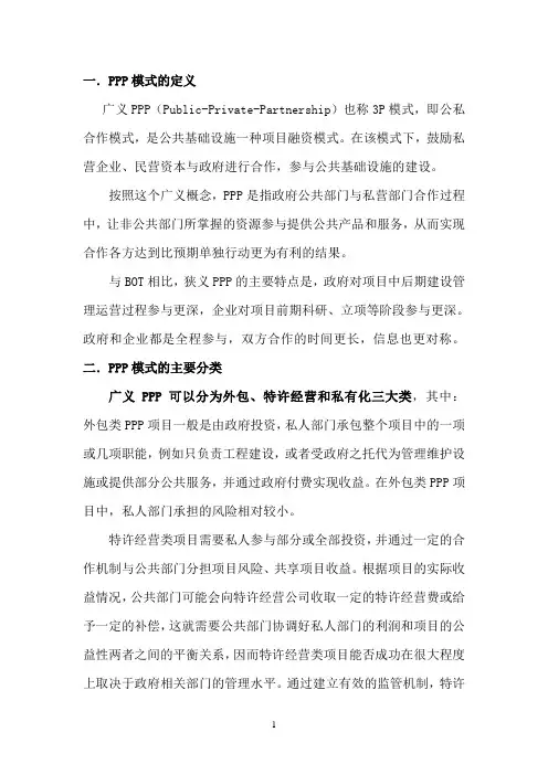ppp模式资料