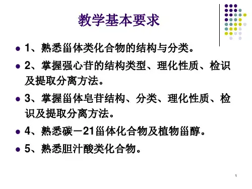 甾体类化合物
