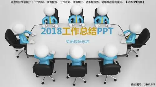 英语教研总结【通用PPT模板】