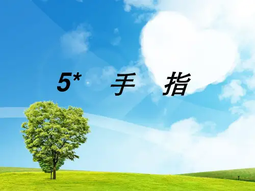 语文人教版六下第五课《手指》教学PPT资料