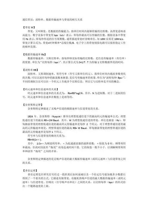 通信原理基础知识