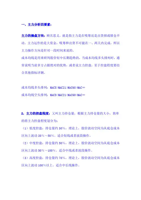 沧海笑-天狼50指标浅谈