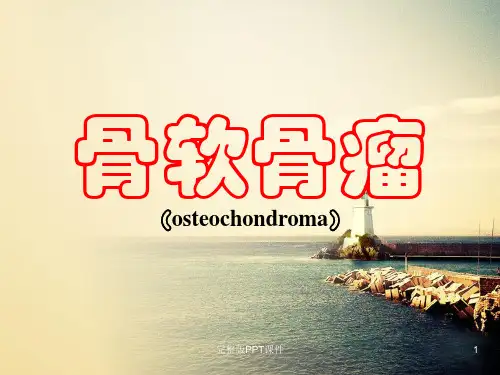 骨软骨瘤ppt课件