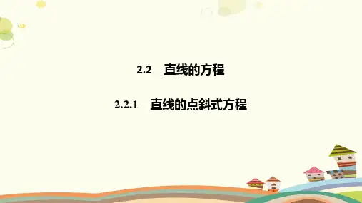 【全文】直线的点斜式方程-完整PPT课件