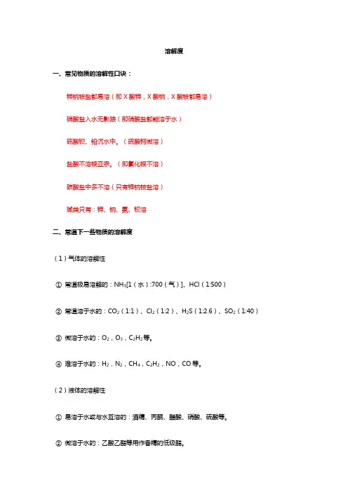 溶解度