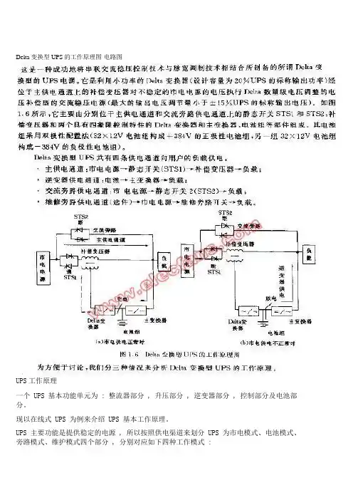 Delta变换型UPS的工作原理图-电路图