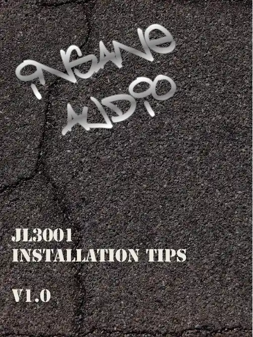 Insane Audio JL3001 安装说明书
