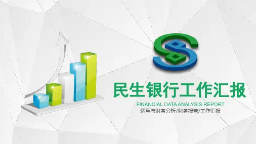 绿色民生银行财务分析汇报模板(ppt共22张)