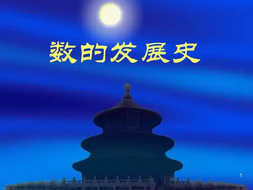 数的发展史ppt课件