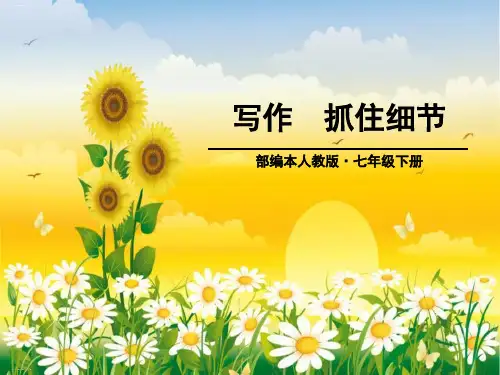 《抓住细节》PPT优秀课件