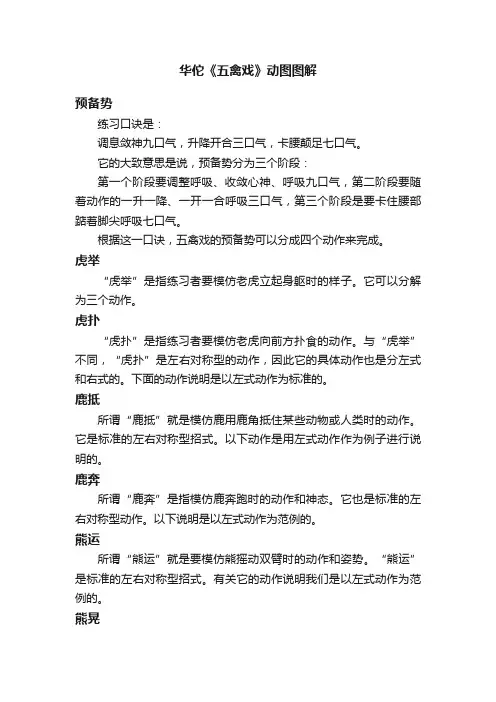 华佗《五禽戏》动图图解