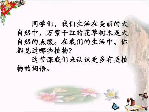 二年级语文上册识字二精选教学PPT课件语文S版