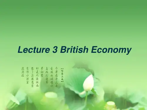 英美概况Lecture 3