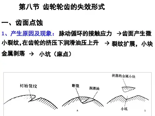 齿轮轮齿的失效形式45959