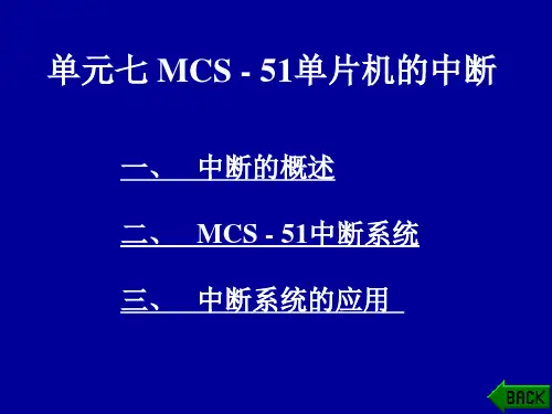 51单片机中断原理