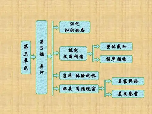 选修外国小说欣赏第5课《丹柯》ppt导学课件(人教版)全面版