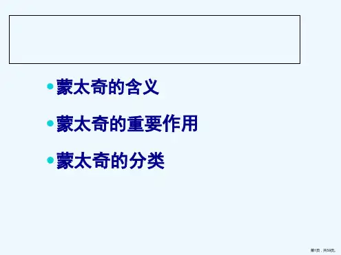 视听语言第三讲蒙太奇