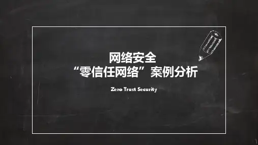 网络安全零信任网络案例分析PPT