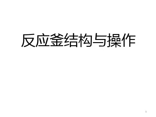 反应釜结构与操作PPT课件