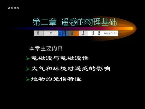 遥感的物理基础